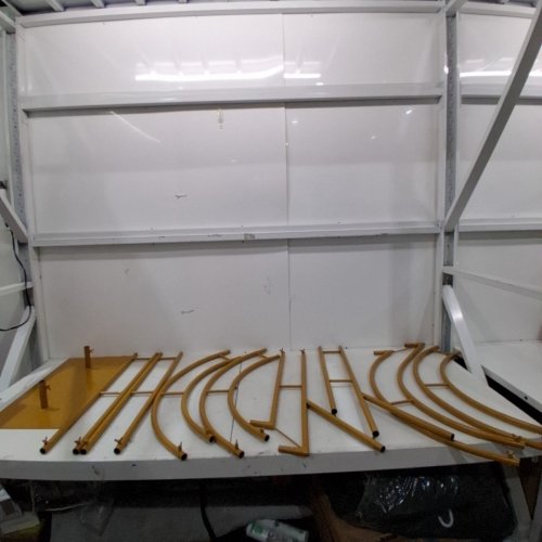 METAL HEART-SHAPED ARCH -6.5FT X 7FT -GOLD/yellow image 2