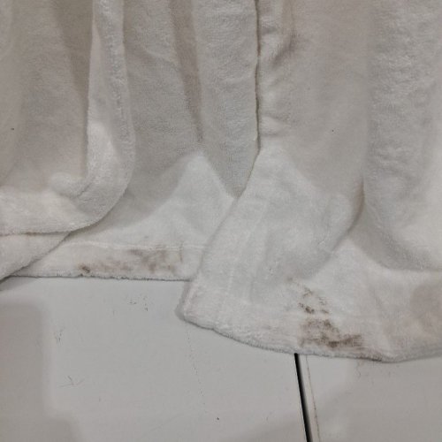 ADULT THRESHOLD SPA PLUSH BATH ROBE - SMALL/MEDIUM - WHITE image 3