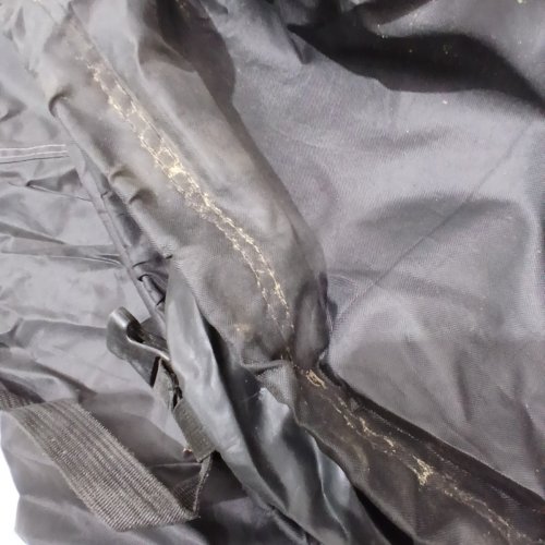 KIPIEA WATERPROOF ROUND PATIO FURNATURE COVER - 84" X 27.5" - BLACK image 3