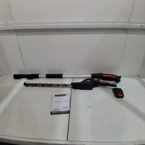 WORX POWER SHARE 2-IN-1 EXTENDABLE CORDLESS HEDGE TRIMMER - 20" BLADE/20V - ORANGE (MODEL: WG252.9 image 4