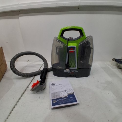 BISSELL LITTLE GREEN PORTABLE DEEP CLEANING VACUUM - 37OZ TANK MAX - GREEN/GREY (MODEL : 2513B) image 3