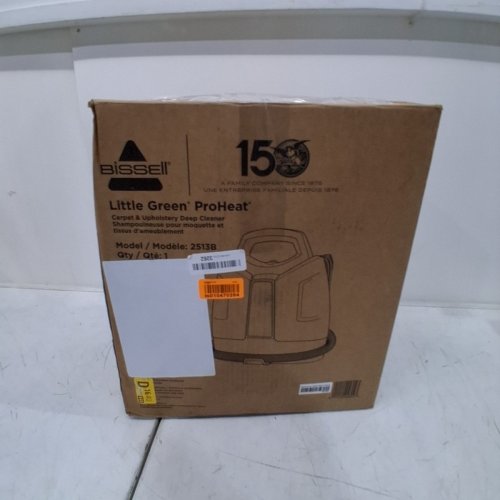 BISSELL LITTLE GREEN PORTABLE DEEP CLEANING VACUUM - 37OZ TANK MAX - GREEN/GREY (MODEL : 2513B) image 5
