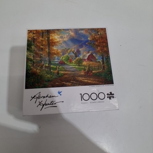 1000PC BUFFALO GAMES ABRAHAM HUNTER JIGSAW PUZZLE - FALL MEMORIES (MODEL: 14300) image 2