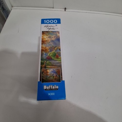 1000PC BUFFALO GAMES ABRAHAM HUNTER JIGSAW PUZZLE - FALL MEMORIES (MODEL: 14300) image 3
