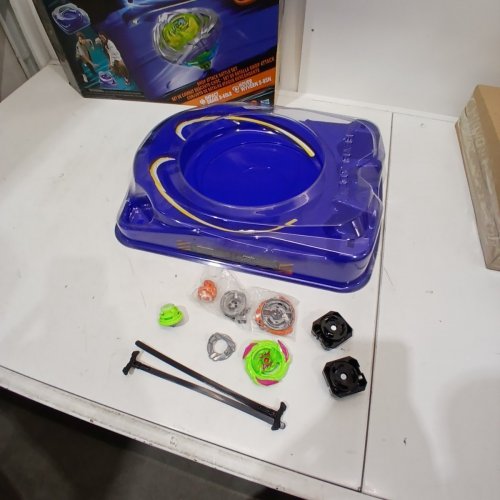 4PC BEYBLADE X DROP ATTACK BATTLE SET - AGES 8+ - BLUE (MODEL: G0842) image 2