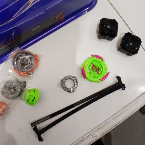 4PC BEYBLADE X DROP ATTACK BATTLE SET - AGES 8+ - BLUE (MODEL: G0842) image 4