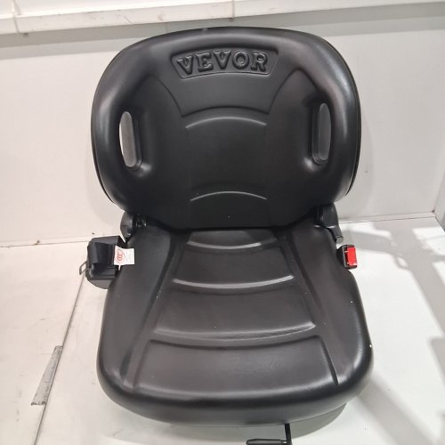 UNIVERSAL FORKLIFT SEAT WITH ADJUSTABLE ANGLED BACK REST - 300LBS CAP - BLACK (MODEL: TY-B28-1) image 2