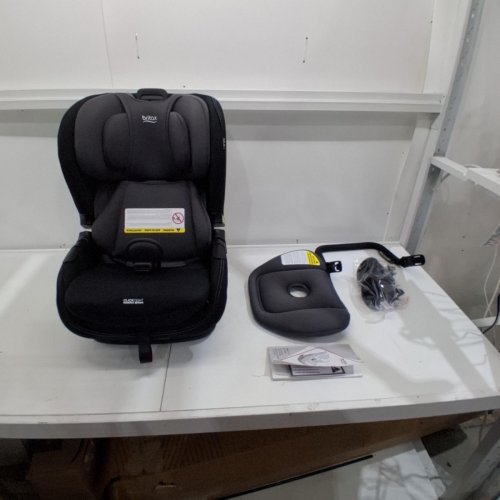 BRITAX POPLAR CLICK TIGHT CONVERTIBLE REAR &FRONT FACING CAR SEAT - 40LB REAR FACING MAX LOAD / 65LB FRONT FACING MAX LOAD - STONE ONYX/BLACK (MODEL: E1C973M) image 3