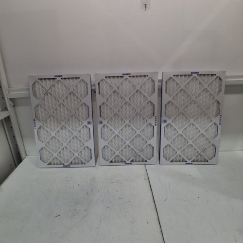 3PK AEROSTAR PLEATED AIR FILTER MERV 8 REPLACEMENTS - 16" X 25" X 1" - WHITE image 3