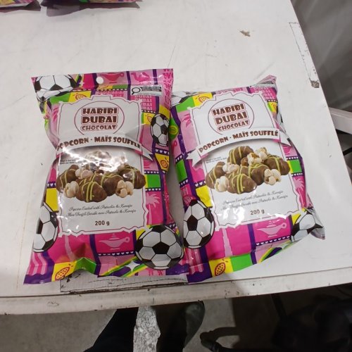 2PK HABIBI DUBAI CHOCOLAT COATED POPCORN - PISTACHIO & KUNAFA - 200 G image 4