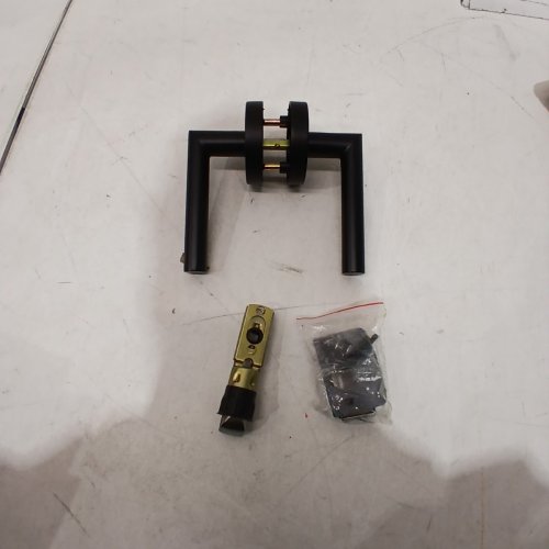 DOOR HANDLE SET - MATTE BLACK (STYLE: MILAN-PS-MB) image 2