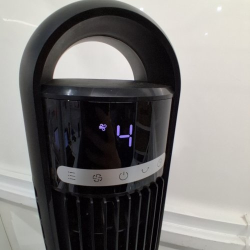DREO CRUISER TF117 OSCILLATING TOWER FAN WITH REMOTE CONTROL - 36" - BLACK /SILVER (MODEL: DR-HTF017) image 2