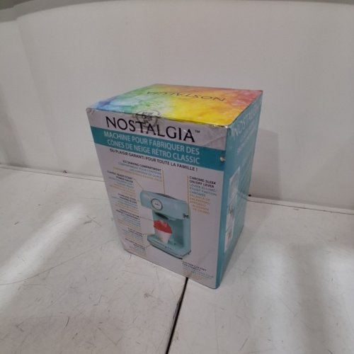 NOSTALGIA RETRO 8OZ SNOW CONE MAKER - AQUA - (MODEL: CLSC1AQ) image 6