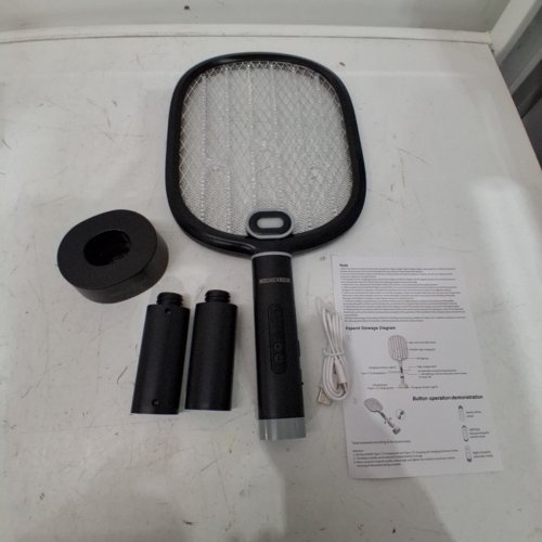 NOCHEVACIA POWERFUL BUG ZAPPER WITH 2 MODES AND PURPLE ATTRACTANT LIGHT - 3800V - BLACK image 3
