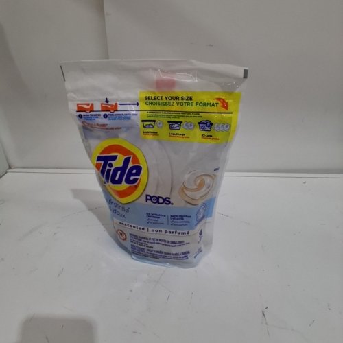 38PK TIDE PODS FREE & GENTLE LAUNDRY PODS - UNSCENTED - 862G image 2