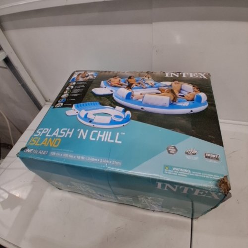 INTEX SPLASH AND CHILL ISLAND - 7-PERSON - WHITE/BLUE (MODEL: ‎56299EP) image 4