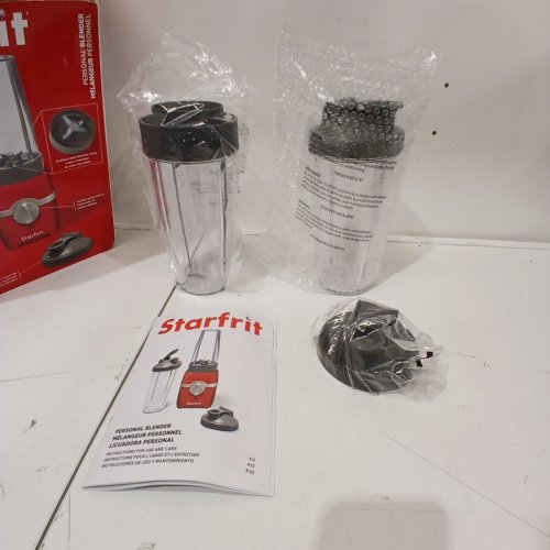 6PC STARFRIT ELECTRIC PERSONAL BLENDER - 828ML - RED (MODEL: BL3416 (024320) image 2