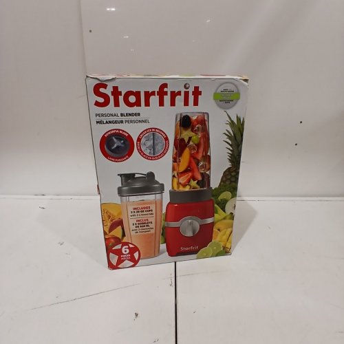 6PC STARFRIT ELECTRIC PERSONAL BLENDER - 828ML - RED (MODEL: BL3416 (024320) image 4