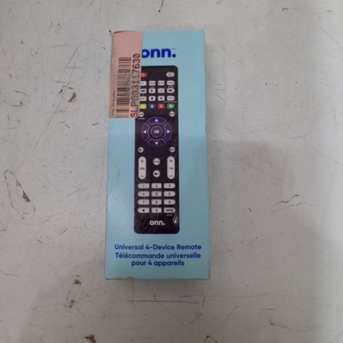 ONN. 4-DEVICE UNIVERSAL REMOTE CONTROL - COMPATIBLE WITH ALL MAJOR BRANDS - BLACK image 4