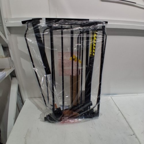 REGALO EASY STEP EXTRA WIDE METAL SAFETY GATE - 30" X 29" - 49" - BLACK (MODEL: 1164EB) image 2