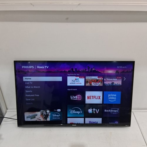 PHILIPS 7600 SERIES FULL HD QLED ROKU TV - 32" - BLACK - (MODEL: 32PQF7676/F6) image 2