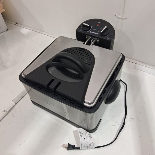 CHEFMAN JUMBO SIZE DEEP FRYER WITH TEMPERATURE CONTROL - 4.3L - STAINLESS STEEL/SILVER (MODEL: RJ07-45-SS-CA) image 4