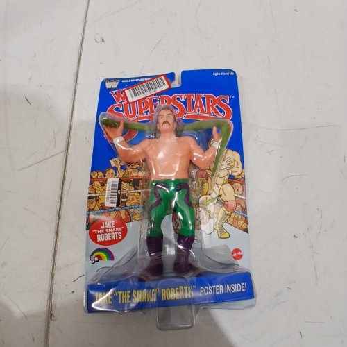 LJN JAKE 'THE SNAKE' ROBERTS ACTION FIGURE - GREEN - (MODEL:JKT90) image 4