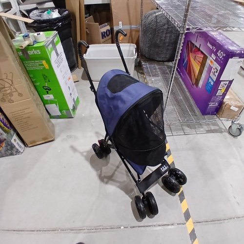 PET GEAR TRAVEL LITE PLUS PET STROLLER FOR UP TO 15LBS - 38" - NAVY - (MODEL: TL8150NA) image 2