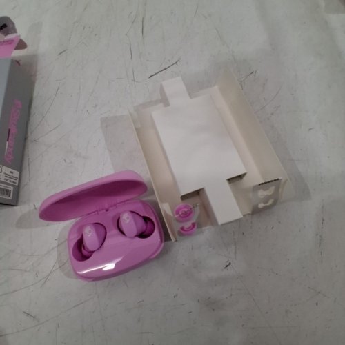 SKULLCANDY WIRELESS EARBUDS - UP TO 20 HR BATTERY LIFE; IPX4 - PINK (MODEL: SMOKIN' BUDS 360 XT) image 2