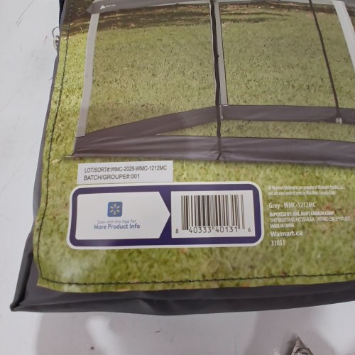 OZARK TRAIL MESH CURTAINS FOR CANOPY - 12FT X 12FT - GREY (ITEM: 50620629) image 2