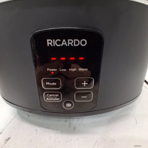 RICARDO PROGRAMMABLE DIGITAL SLOW COOKER - 6 LITER , 120 V, 320W - BLACK - (MODEL: 063458) image 2