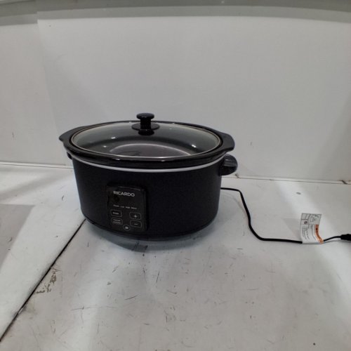 RICARDO PROGRAMMABLE DIGITAL SLOW COOKER - 6 LITER , 120 V, 320W - BLACK - (MODEL: 063458) image 4