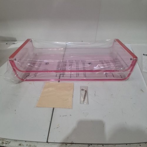 BRAMASEN ERGO COLLECT 2-TIER MONITOR RISER - 20" X 9" X 4.7" - PINK image 2