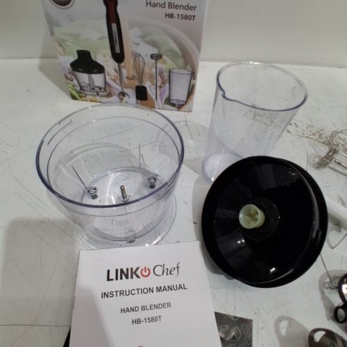 LINKCHEF 5-IN-1 BLENDER - 120 V - BLACK / RED (MODEL: HB-1580T) image 6