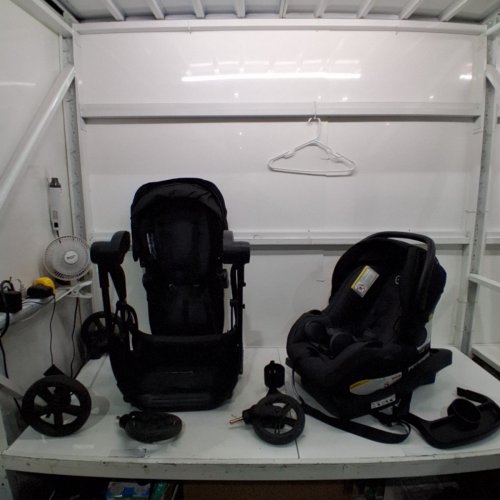 EVENFLO OMNI PLUS MODULAR TRAVEL SYSTEM WITH REAR-FACING INFANT CAR SEAT - BLACK (MODEL: TS100112510C) image 3