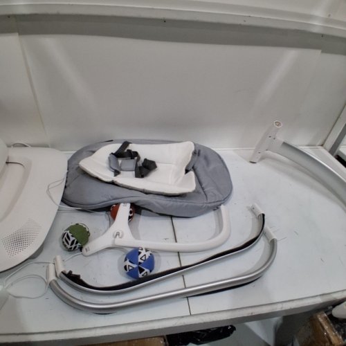 UPPABABY MAMAROO SMART SWING - 5 MOTIONS, 5 SPEEDS, 4 SOUNDS WITH MOTIONSYNC TECHNOLOGY AND BLUETOOTH - 36" - STELLA GREY (MODEL: 2001-MRO-NA-STL) image 4