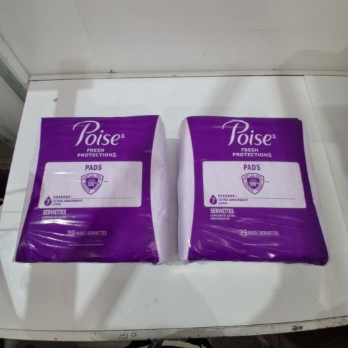 78PK POISE INCONTINENCE PADS FOR WOMEN/BLADDER LEAKAGE PADS - (MODEL: ‎5494100) image 2