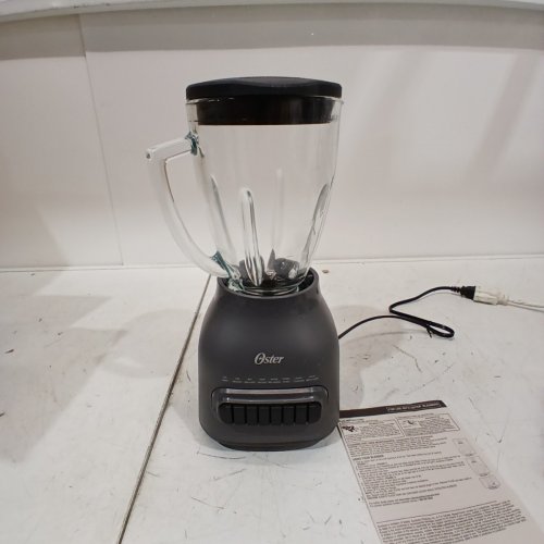 OSTER EASY-TO-CLEAN 8 SPEED SMOOTHIE BLENDER WITH DISHWASHER SAFE 6-CUP GLASS JAR - 700W - GREY (MODEL: BLSTBBG-G8B-033) image 3