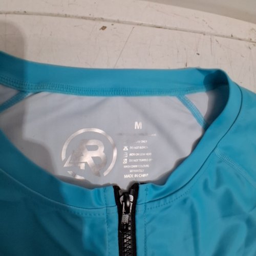WOMEN'S LONG SLEEVE ZIP-UP SWIMG SHIRT - MEDIUM - BLUE / NAVY image 4