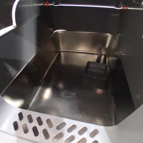 COVERED CAT LITTER BOX WITH DOOR, SCOOP AND MAT - GREY image 3