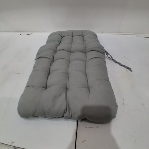 SMALL CHAIR CUSHION WITH ELASTIC BAND - 24"X14" - GREY image 2