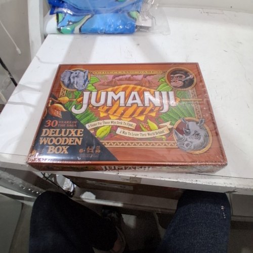 SPIN MASTER DELUXE WOODEN BOX 30 YEARS OF JUMANJI BOARD GAME image 2