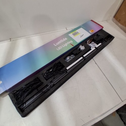 6PC LUMTIDE LED LIGHT BARS WITH REMOTE - 16"/24"/35" - BLACK image 4