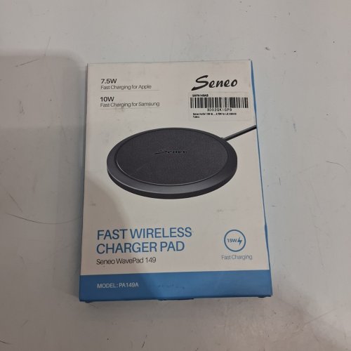 SENEO WAVEPAD FAST WIRELESS CHARGER PAD - 15W - BLACK (MODEL: PA149A) image 3