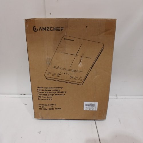 AMZCHEF INDUCTION COOKER WITH TOUCH SENSOR TEMPERATURE AND POWER - 1800W - 120V - BLACK/WHITE (MODEL: ‎HL-B5) image 5