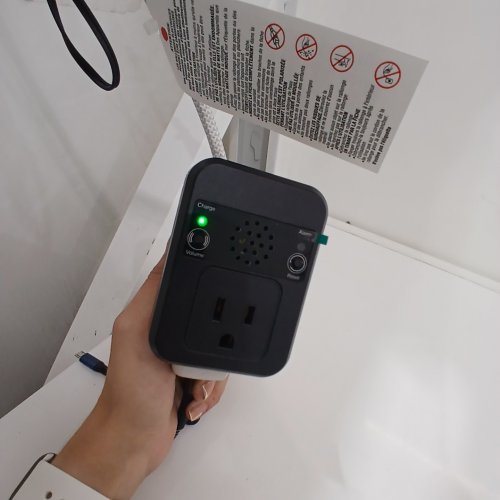 BRIIDEA POWER FAILURE OUTASGE ALARM WITH LED INDICATOR - 120VAC/60HZ INPUT, 120VAC/16A OUTPUT - BLACK (MODEL: HPFA-05) image 2
