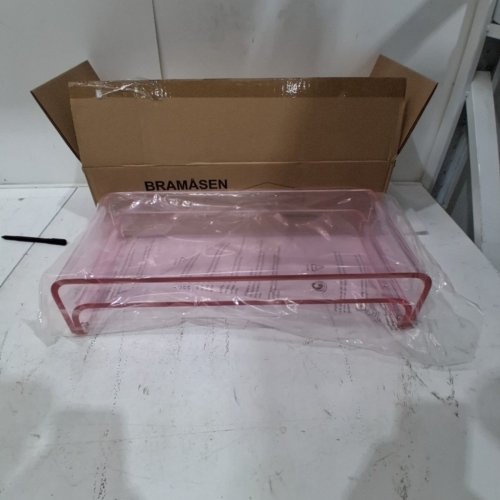 BRAMASEN ERGO COLLECT 2-TIER MONITOR RISER - 20" X 9" X 4.7" - PINK image 2