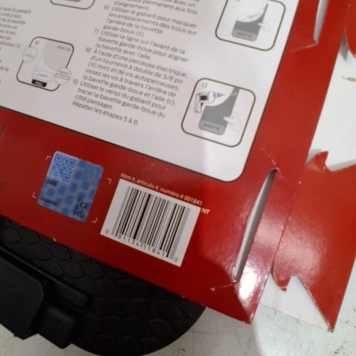2PK GMC HEAVY DUTY MUD FLAP GUARDS - 12" X 36" - BLACK/CHROME (MODEL : 001841R01) image 3
