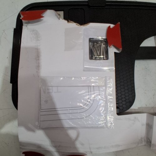 2PK GMC HEAVY DUTY MUD FLAP GUARDS - 12" X 36" - BLACK/CHROME (MODEL : 001841R01) image 5