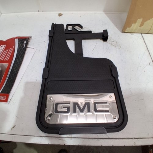 2PK GMC HEAVY DUTY MUD FLAP GUARDS - 12" X 36" - BLACK/CHROME (MODEL : 001841R01) image 6